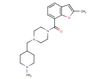 1-[(2-methyl-1-benzofuran-7-yl)carbonyl]-4-[(1-methylpiperidin-4-yl)methyl]piperazine