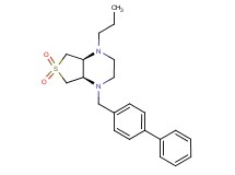 (4aS*,7aR*)-1-(4-biphenylylmethyl)-4-propyloctahydrothieno[3,4-b]pyrazine 6,6-dioxide