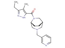 (1S*,5R*)-6-[(3-ethyl-4-methyl-1H-pyrazol-5-yl)carbonyl]-3-(3-pyridinylmethyl)-3,6-diazabicyclo[3.2.2]nonane