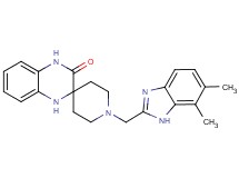 1-[(6,7-dimethyl-1H-benzimidazol-2-yl)methyl]-1',4'-dihydro-3'H-spiro[piperidine-4,2'-quinoxalin]-3'-one