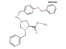 (4R)-1-benzyl-4-{[4-(benzyloxy)benzyl]amino}-N-methyl-L-prolinamide