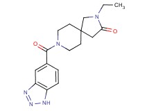 8-(1H-1,2,3-benzotriazol-5-ylcarbonyl)-2-ethyl-2,8-diazaspiro[4.5]decan-3-one