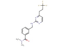N,N-dimethyl-3-({[4-(3,3,3-trifluoropropyl)pyrimidin-2-yl]amino}methyl)benzamide
