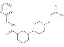 3-(3-{[(pyridin-2-ylmethyl)amino]carbonyl}-1,4'-bipiperidin-1'-yl)propanoic acid
