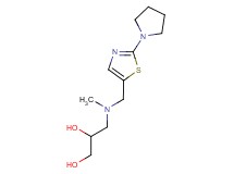 3-{methyl[(2-pyrrolidin-1-yl-1,3-thiazol-5-yl)methyl]amino}propane-1,2-diol