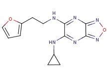 N-cyclopropyl-N'-[2-(2-furyl)ethyl][1,2,5]oxadiazolo[3,4-b]pyrazine-5,6-diamine