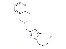 2-(7,8-dihydro-1,6-naphthyridin-6(5H)-ylmethyl)-5,6,7,8-tetrahydro-4H-pyrazolo[1,5-a][1,4]diazepine dihydrochloride
