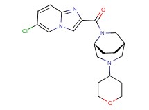 6-chloro-2-{[(1S*,5R*)-3-(tetrahydro-2H-pyran-4-yl)-3,6-diazabicyclo[3.2.2]non-6-yl]carbonyl}imidazo[1,2-a]pyridine