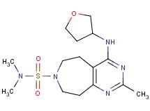 N,N,2-trimethyl-4-(tetrahydrofuran-3-ylamino)-5,6,8,9-tetrahydro-7H-pyrimido[4,5-d]azepine-7-sulfonamide