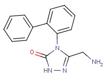 5-(aminomethyl)-4-biphenyl-2-yl-2,4-dihydro-3H-1,2,4-triazol-3-one
