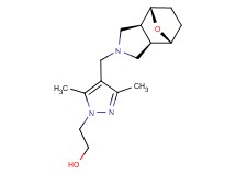 2-{3,5-dimethyl-4-[(1R*,2R*,6S*,7S*)-10-oxa-4-azatricyclo[5.2.1.0~2,6~]dec-4-ylmethyl]-1H-pyrazol-1-yl}ethanol