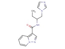 N-[1-(1H-imidazol-1-ylmethyl)propyl]pyrazolo[1,5-a]pyridine-3-carboxamide