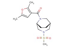 (1R*,5R*)-6-(2,5-dimethyl-3-furoyl)-3-(methylsulfonyl)-3,6-diazabicyclo[3.2.2]nonane