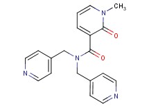 1-methyl-2-oxo-N,N-bis(pyridin-4-ylmethyl)-1,2-dihydropyridine-3-carboxamide