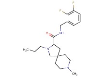 N-(2,3-difluorobenzyl)-8-methyl-2-propyl-2,8-diazaspiro[4.5]decane-3-carboxamide
