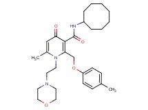 N-cyclooctyl-6-methyl-2-[(4-methylphenoxy)methyl]-1-[2-(4-morpholinyl)ethyl]-4-oxo-1,4-dihydro-3-pyridinecarboxamide
