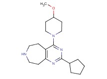 2-cyclopentyl-4-(4-methoxypiperidin-1-yl)-6,7,8,9-tetrahydro-5H-pyrimido[4,5-d]azepine
