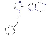 2-[1-(3-phenylpropyl)-1H-imidazol-2-yl]-4,5,6,7-tetrahydropyrazolo[1,5-a]pyrazine dihydrochloride