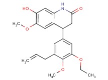 4-(3-allyl-5-ethoxy-4-methoxyphenyl)-7-hydroxy-6-methoxy-3,4-dihydroquinolin-2(1H)-one