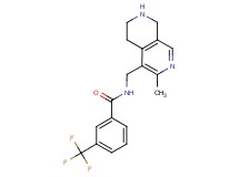 N-[(3-methyl-5,6,7,8-tetrahydro-2,7-naphthyridin-4-yl)methyl]-3-(trifluoromethyl)benzamide