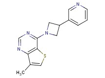 7-methyl-4-[3-(3-pyridinyl)-1-azetidinyl]thieno[3,2-d]pyrimidine
