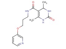 4,6-dimethyl-2-oxo-N-[3-(pyridin-3-yloxy)propyl]-1,2,3,4-tetrahydropyrimidine-5-carboxamide