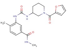 3-[({[1-(2-furoyl)piperidin-3-yl]amino}carbonyl)amino]-N,4-dimethylbenzamide