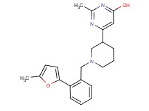 2-methyl-6-{1-[2-(5-methyl-2-furyl)benzyl]-3-piperidinyl}-4-pyrimidinol
