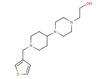 2-{4-[1-(3-thienylmethyl)piperidin-4-yl]piperazin-1-yl}ethanol