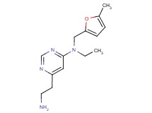 6-(2-aminoethyl)-N-ethyl-N-[(5-methyl-2-furyl)methyl]pyrimidin-4-amine