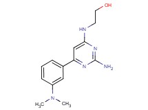 2-({2-amino-6-[3-(dimethylamino)phenyl]pyrimidin-4-yl}amino)ethanol