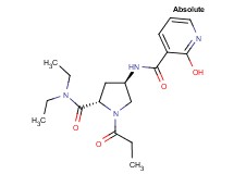 N-{(3R,5S)-5-[(diethylamino)carbonyl]-1-propionylpyrrolidin-3-yl}-2-hydroxynicotinamide