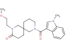 2-(2-methoxyethyl)-8-[(1-methyl-1H-indol-3-yl)carbonyl]-2,8-diazaspiro[5.5]undecan-3-one