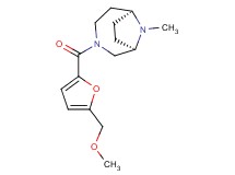 (1R*,6S*)-3-[5-(methoxymethyl)-2-furoyl]-9-methyl-3,9-diazabicyclo[4.2.1]nonane