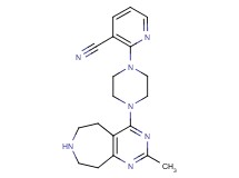 2-[4-(2-methyl-6,7,8,9-tetrahydro-5H-pyrimido[4,5-d]azepin-4-yl)piperazin-1-yl]nicotinonitrile