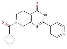 7-(cyclobutylcarbonyl)-2-pyridin-4-yl-5,6,7,8-tetrahydropyrido[3,4-d]pyrimidin-4(3H)-one