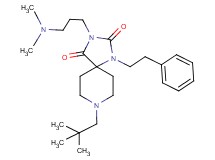 3-[3-(dimethylamino)propyl]-8-(2,2-dimethylpropyl)-1-(2-phenylethyl)-1,3,8-triazaspiro[4.5]decane-2,4-dione