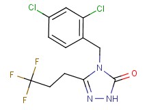 4-(2,4-dichlorobenzyl)-5-(3,3,3-trifluoropropyl)-2,4-dihydro-3H-1,2,4-triazol-3-one