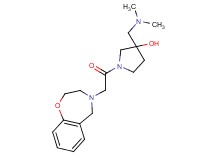 1-(2,3-dihydro-1,4-benzoxazepin-4(5H)-ylacetyl)-3-[(dimethylamino)methyl]-3-pyrrolidinol