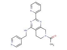 7-acetyl-2-pyridin-2-yl-N-(pyridin-4-ylmethyl)-5,6,7,8-tetrahydropyrido[3,4-d]pyrimidin-4-amine