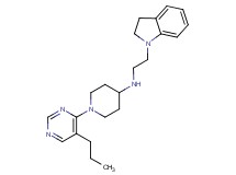 N-[2-(2,3-dihydro-1H-indol-1-yl)ethyl]-1-(5-propylpyrimidin-4-yl)piperidin-4-amine