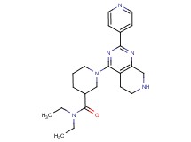 N,N-diethyl-1-(2-pyridin-4-yl-5,6,7,8-tetrahydropyrido[3,4-d]pyrimidin-4-yl)piperidine-3-carboxamide