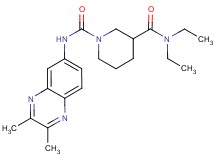 N~1~-(2,3-dimethylquinoxalin-6-yl)-N~3~,N~3~-diethylpiperidine-1,3-dicarboxamide