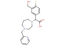 [4-fluoro-3-(hydroxymethyl)phenyl][4-(pyridin-2-ylmethyl)-1,4-diazepan-1-yl]acetic acid