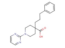 4-(3-phenylpropyl)-1-pyrimidin-2-ylpiperidine-4-carboxylic acid