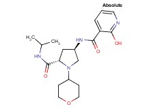2-hydroxy-N-[(3R,5S)-5-[(isopropylamino)carbonyl]-1-(tetrahydro-2H-pyran-4-yl)pyrrolidin-3-yl]nicotinamide