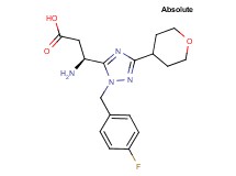 (3S)-3-amino-3-[1-(4-fluorobenzyl)-3-(tetrahydro-2H-pyran-4-yl)-1H-1,2,4-triazol-5-yl]propanoic acid