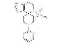 5-(methylsulfonyl)-1'-pyrimidin-2-yl-1,5,6,7-tetrahydrospiro[imidazo[4,5-c]pyridine-4,4'-piperidine]