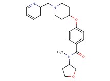 N-methyl-4-{[1-(2-pyridinylmethyl)-4-piperidinyl]oxy}-N-(tetrahydro-3-furanyl)benzamide