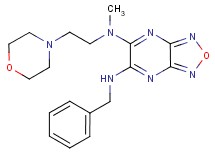 N'-benzyl-N-methyl-N-[2-(4-morpholinyl)ethyl][1,2,5]oxadiazolo[3,4-b]pyrazine-5,6-diamine
